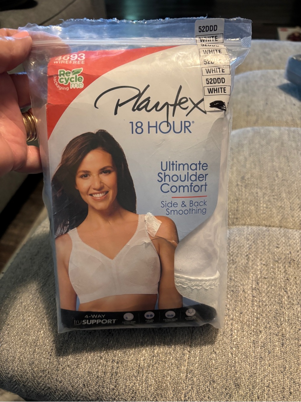 Playtex 18 Hour Bra Sz 52DDD